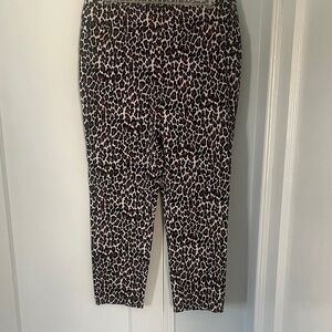 Premise Leopard Print Ankle Pants